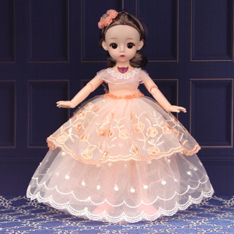 12寸实身关节音乐婚纱娃娃19