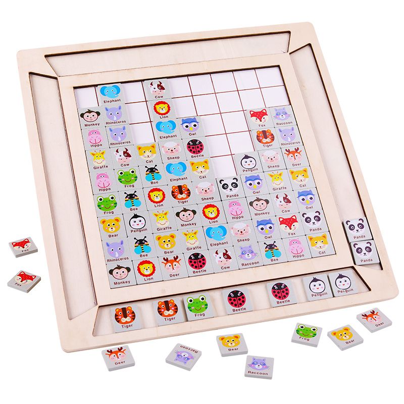 The fun animal match-up intelligence game is rich in color and highly entertaining. It can exercise babies' color recognition and visual ability, cultivate logical thinking ability, and exercise early education enlightenment training. It is a parent-child game details Picture