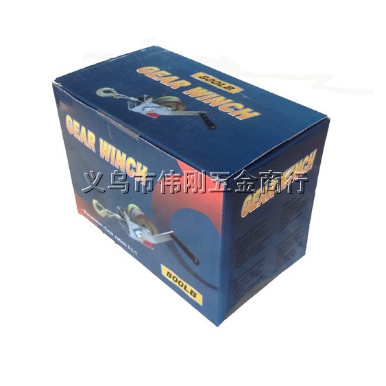 Winch/wire type/webbing type/hand-cranked winch/wire winch/webbing winch/Manual winch 1000LB detail image 2