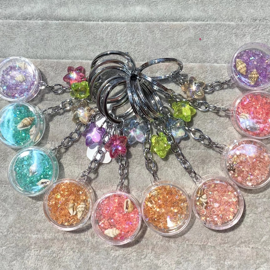Acrylic water drop plus small accessory pendant series mixed 5