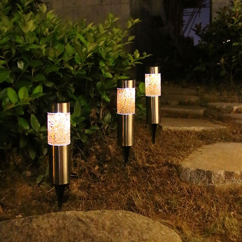 LED太阳能地插灯 智能光控感应灯户外防水庭院花园草坪照明灯