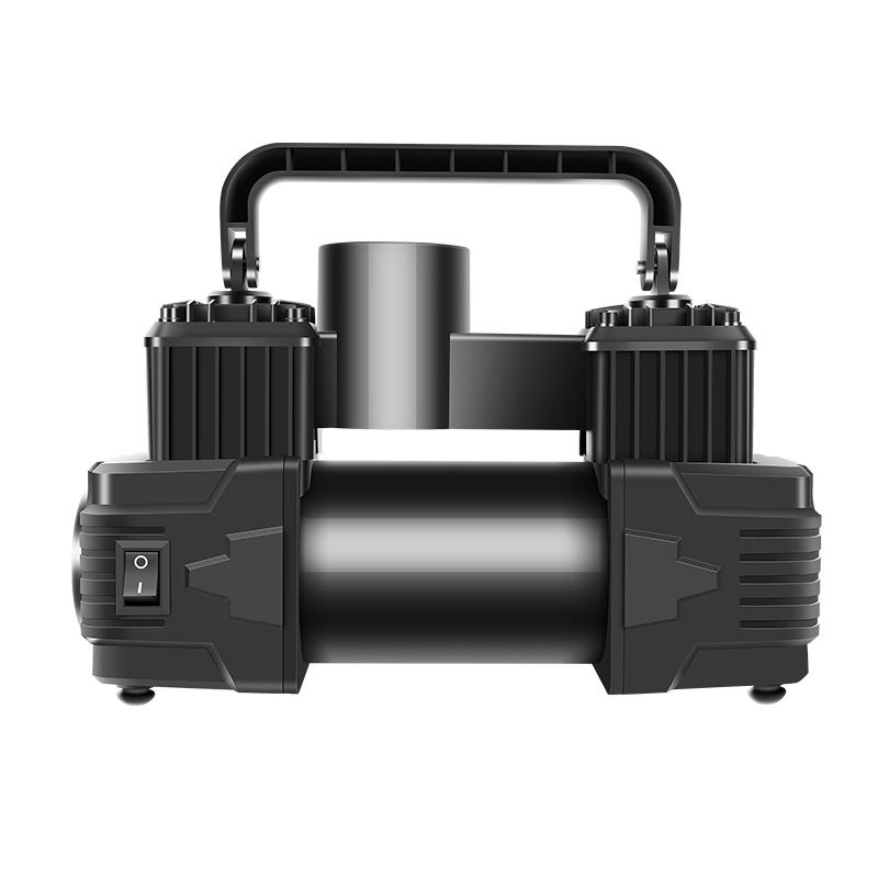 Factory direct sales of car air pumps, high-power tire air pumps for vehicles, mini true two-cylinder car air pumps, pointer models Application Scenario