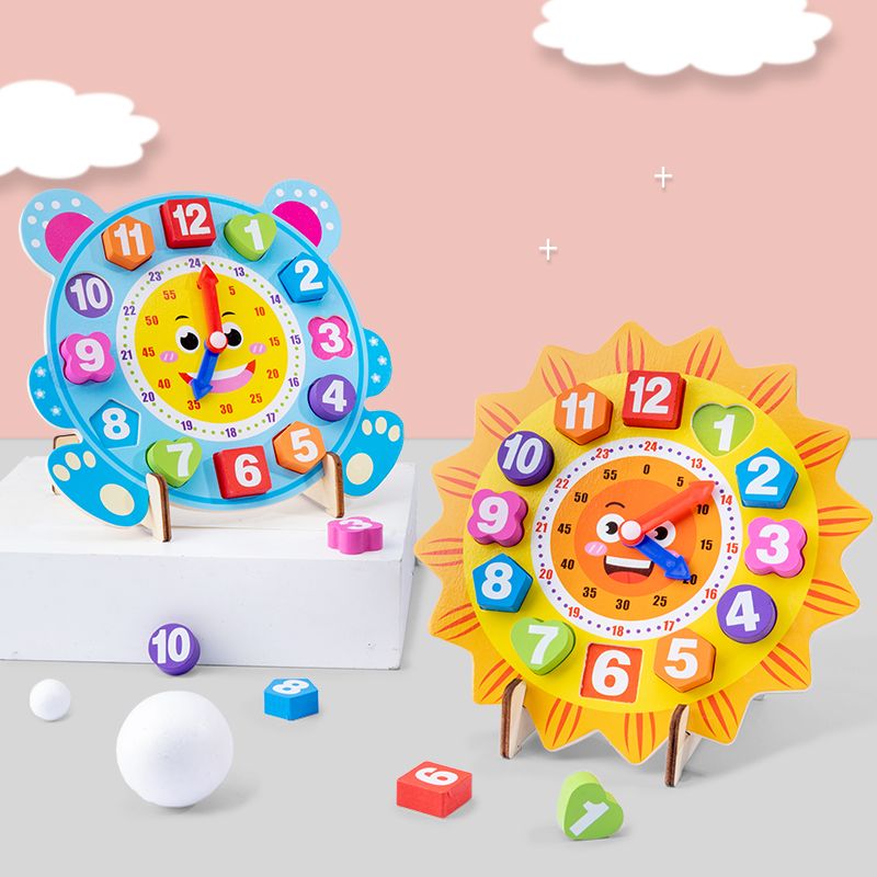 The digital clock is rich in color and highly entertaining, which can exercise babies' color recognition and visual ability, cultivate logical thinking ability, exercise early education enlightenment training, parent-child games, and cultivate self-discipline habits