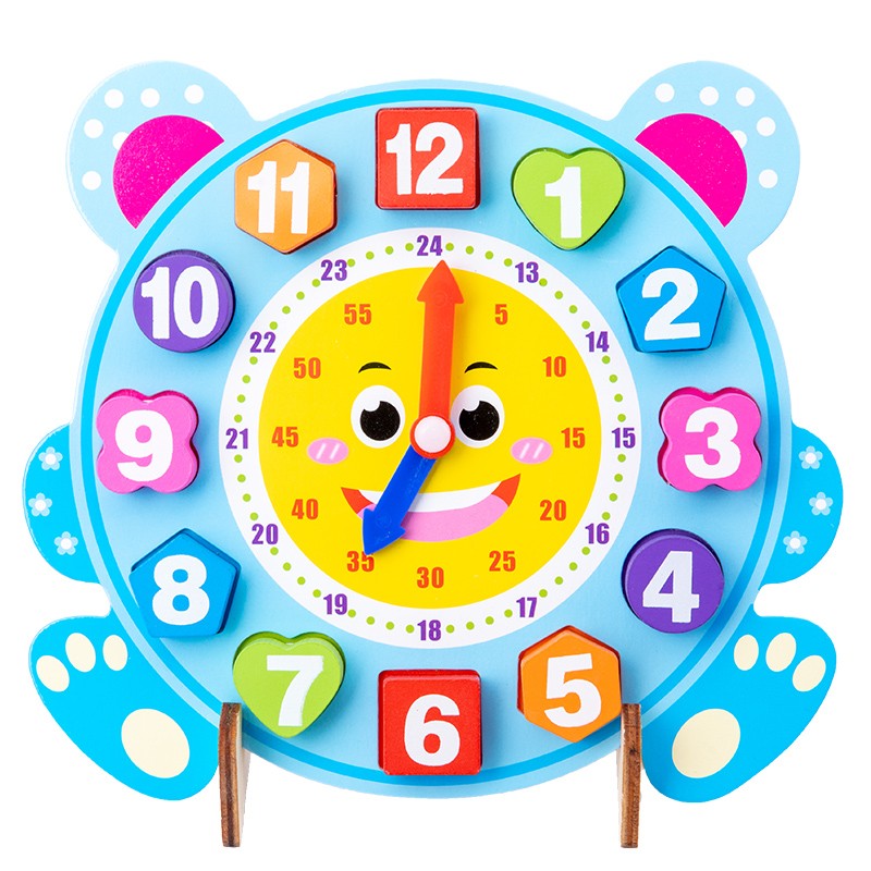 The digital clock is rich in color and highly entertaining, which can exercise babies' color recognition and visual ability, cultivate logical thinking ability, exercise early education enlightenment training, parent-child games, and cultivate self-discipline habits pic 14