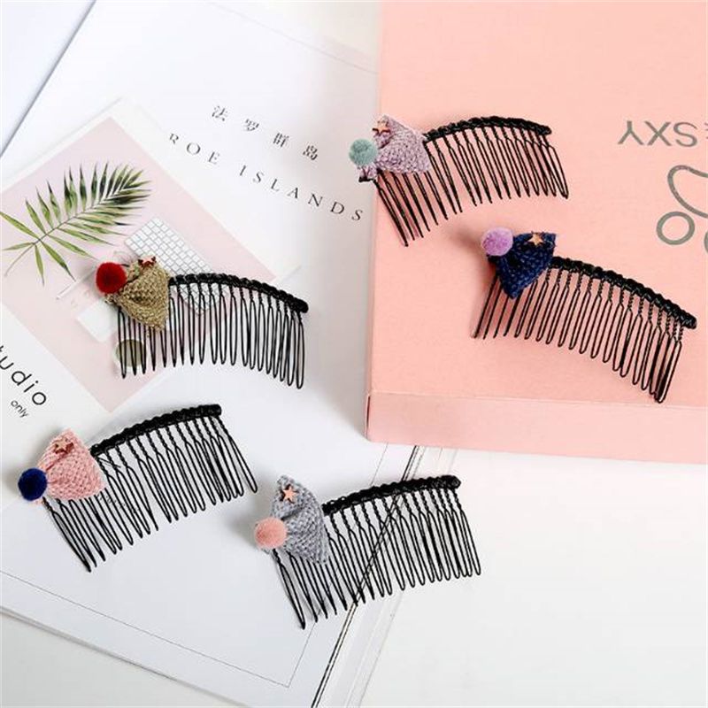 Girls Pop Korean Version Diy Plastic Word Insert Hair Clip Card Head