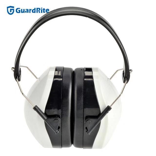 ABS防护耳罩 折叠款防护耳罩 射击场合 园林伐木 白底实物图