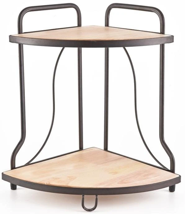 The two-layer corner frame wooden boards are made of ancient bronze and gold detail image 1