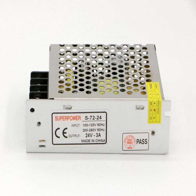 LED灯带专用 DC 24V3A LED开关电源72W 安防/适配器电源详情图2
