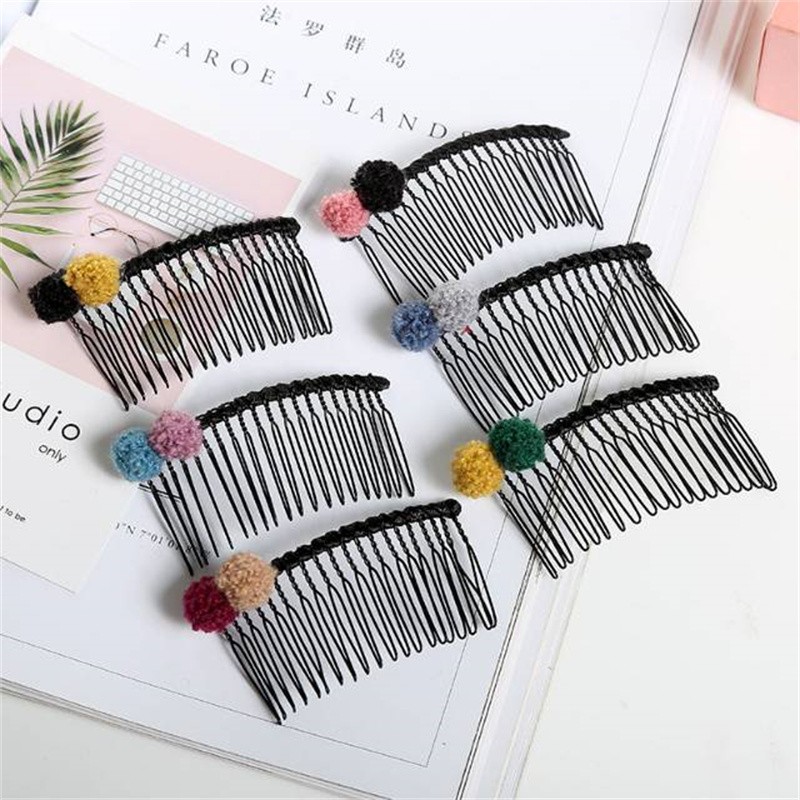 Girls Pop Korean Version Diy Plastic Word Insert Hair Clip Card Head Specification drawing