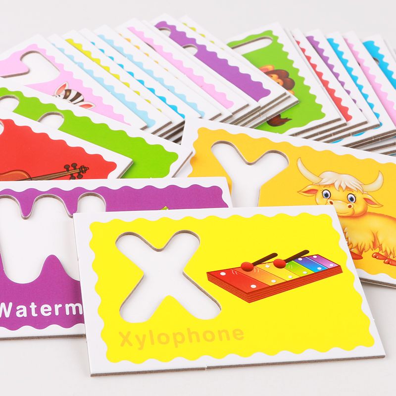 The digital and letter recognition cards are rich in color and highly entertaining. They can help babies recognize color vision, cultivate logical thinking ability, and exercise early education and enlightenment training as well as parent-child games Application Scenario