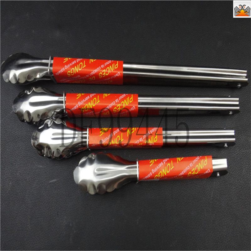 DF99445 Thickened multi-purpose food clamp, Stainless steel bread clamp, food barbecue clamp, Kitchenware food clamp, barbecue steak clamp, barbecue tools DF Trading House