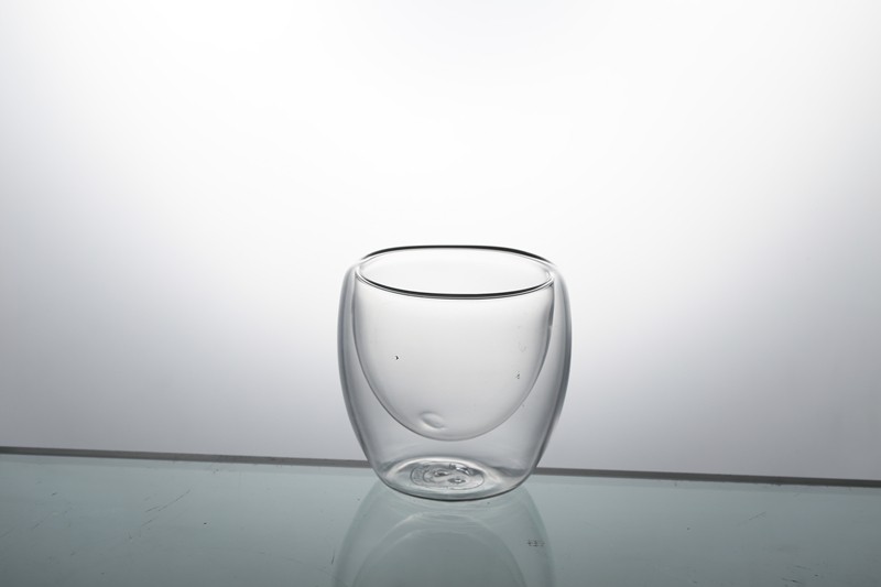 High borosilicate heat-resistant double-layer glass tea cups, heat-insulating transparent cups, Gongfu tea sets, small-capacity double-layer cups, glass cups detail image 7