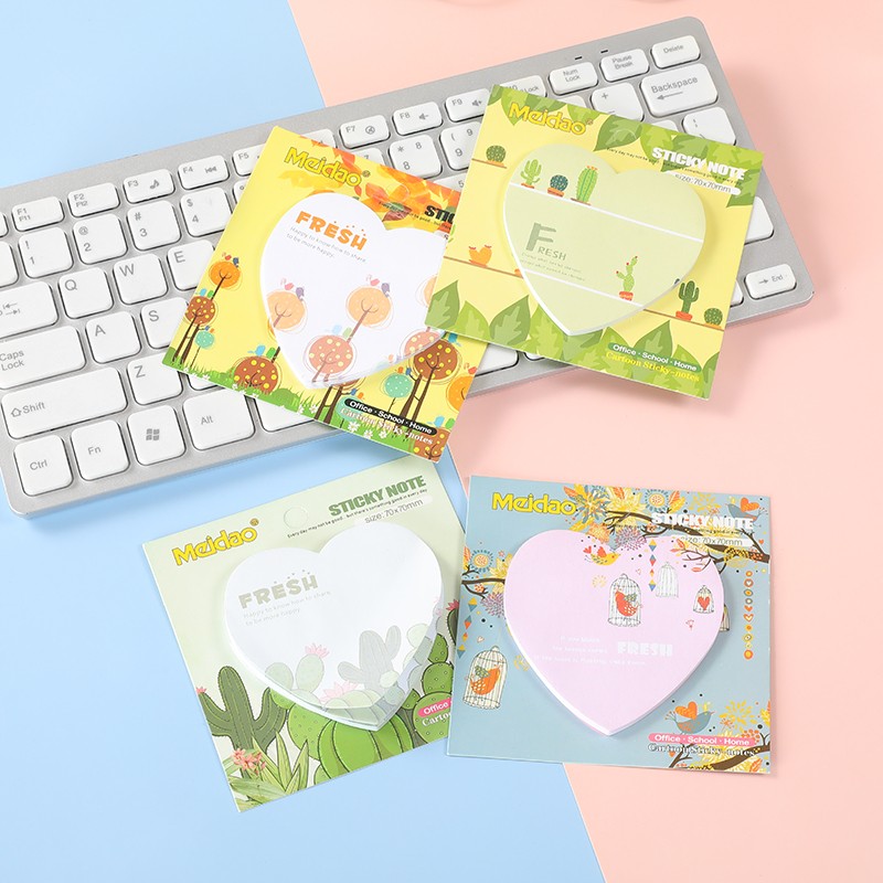 Colorful sticky notes, soul diary theme sticky notes, cartoon pattern sticky notes, stationery wholesale 1058 detail image 4