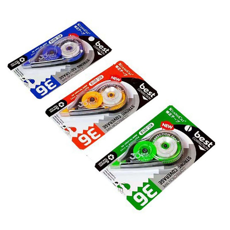 Kuangcai Correction Tape KC-2018 Public Funds Correction Tape, Scribbling tape Factory Direct Sales, stationery wholesale detail image 1