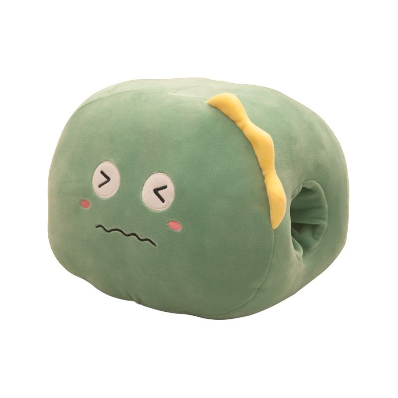 2024 New four-sided elastic warm hand cushion plush toy, cute male and female bedroom birthday gift plush toy, 40cm Item Picture
