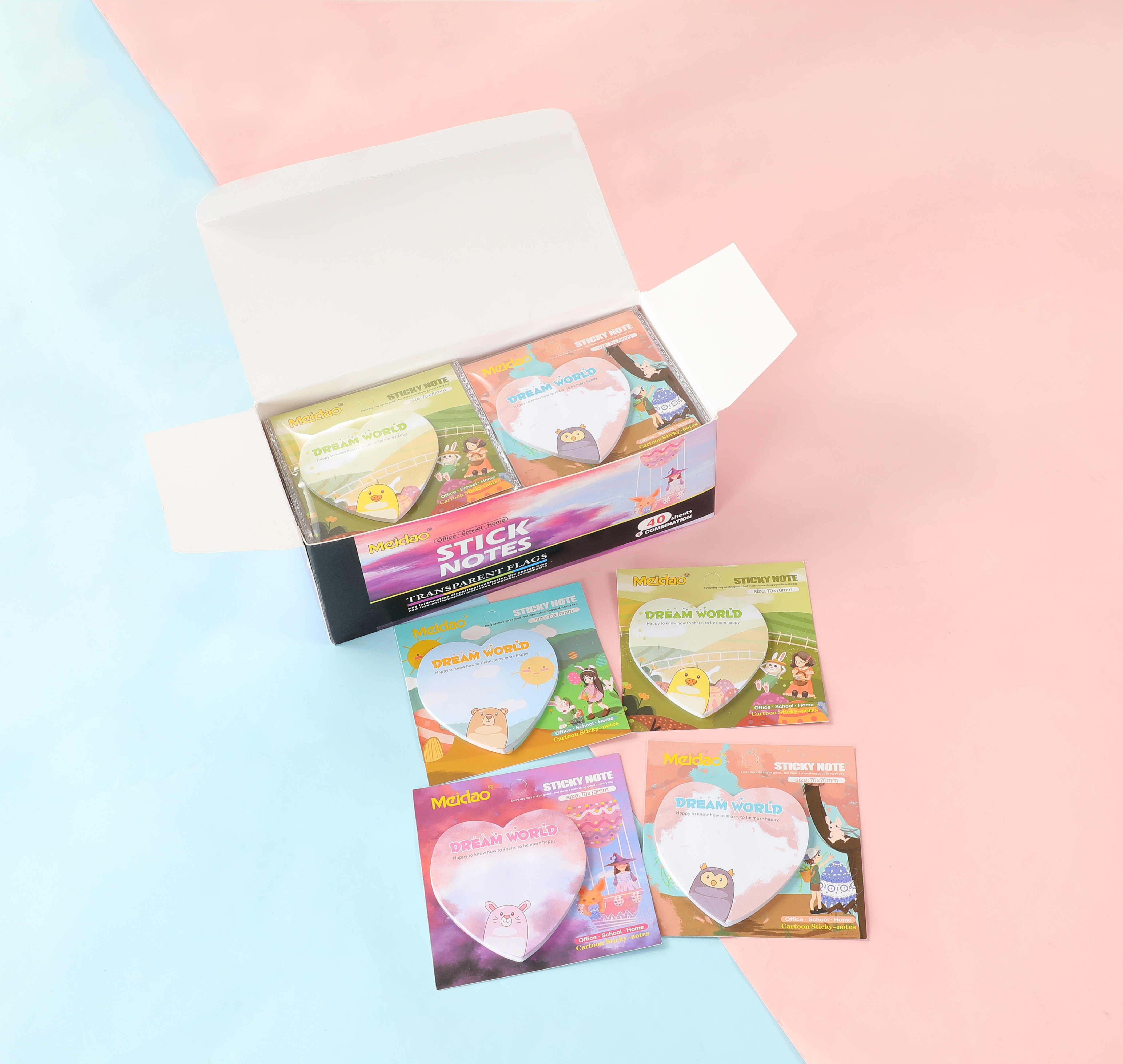 Colorful sticky Notes Dream World Cartoon sticky Notes Factory Direct sales Stationery wholesale 1057 detail image 9