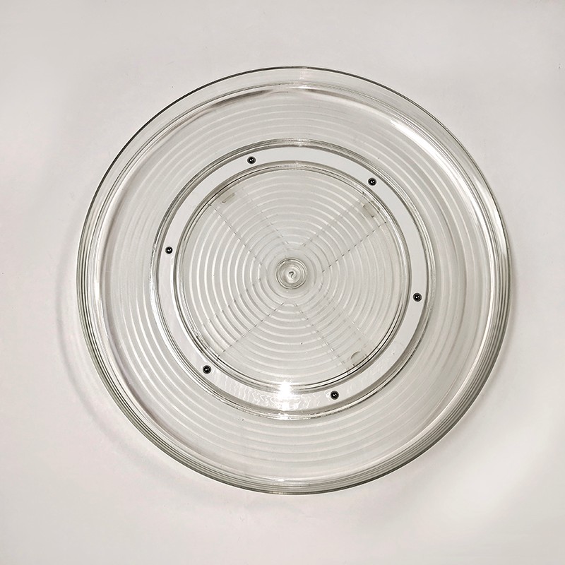 新款30CM旋转调料架置物架收纳厨房可旋转调味品单层转盘圆形详情图4