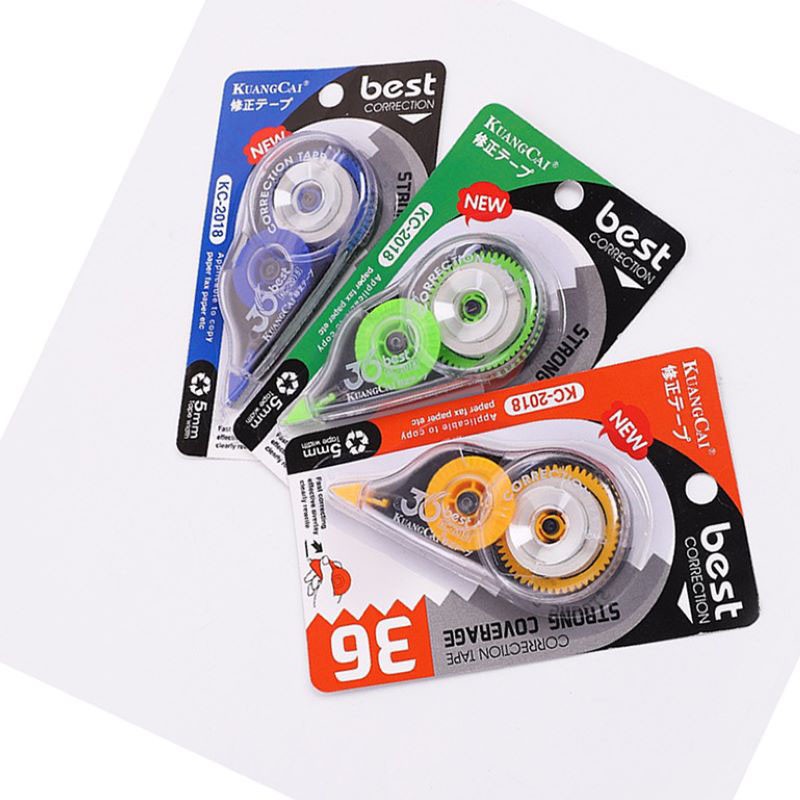 Kuangcai Correction Tape KC-2018 Public Funds Correction Tape, Scribbling tape Factory Direct Sales, stationery wholesale detail image 2