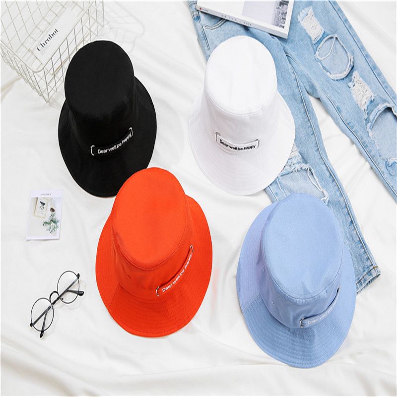 2021 New Spring/Summer trendy fisherman's Hat, fashionable and versatile sun hat 43