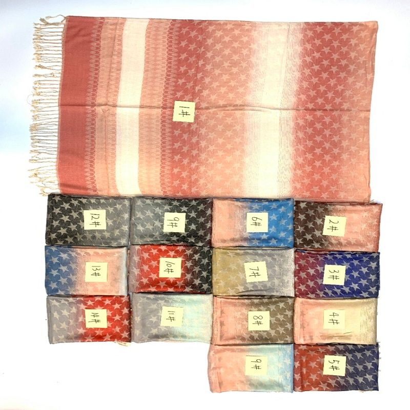 New Korean-style jacquard wool shawl and scarf for ladies in air-conditioned rooms, extra-large and thickened, autumn and winter 14