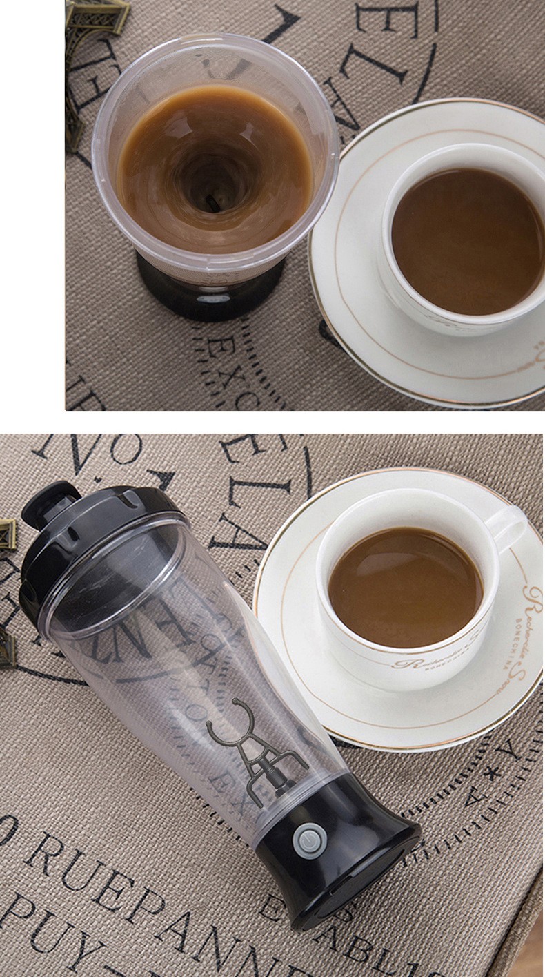 自动搅拌杯 密封塑料果珍牛奶旋转 电动搅拌咖啡杯 水杯详情图19