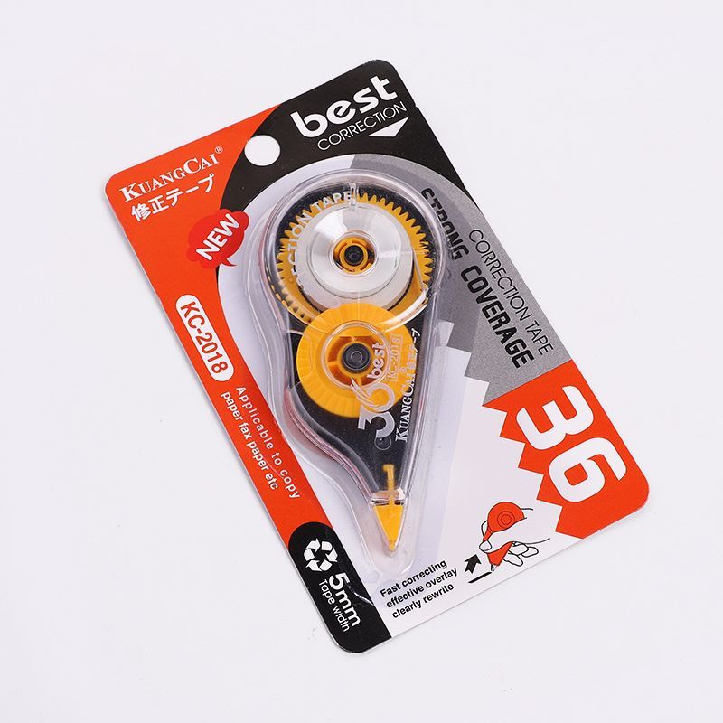 Kuangcai Correction Tape KC-2018 Public Funds Correction Tape, Scribbling tape Factory Direct Sales, stationery wholesale Specification image