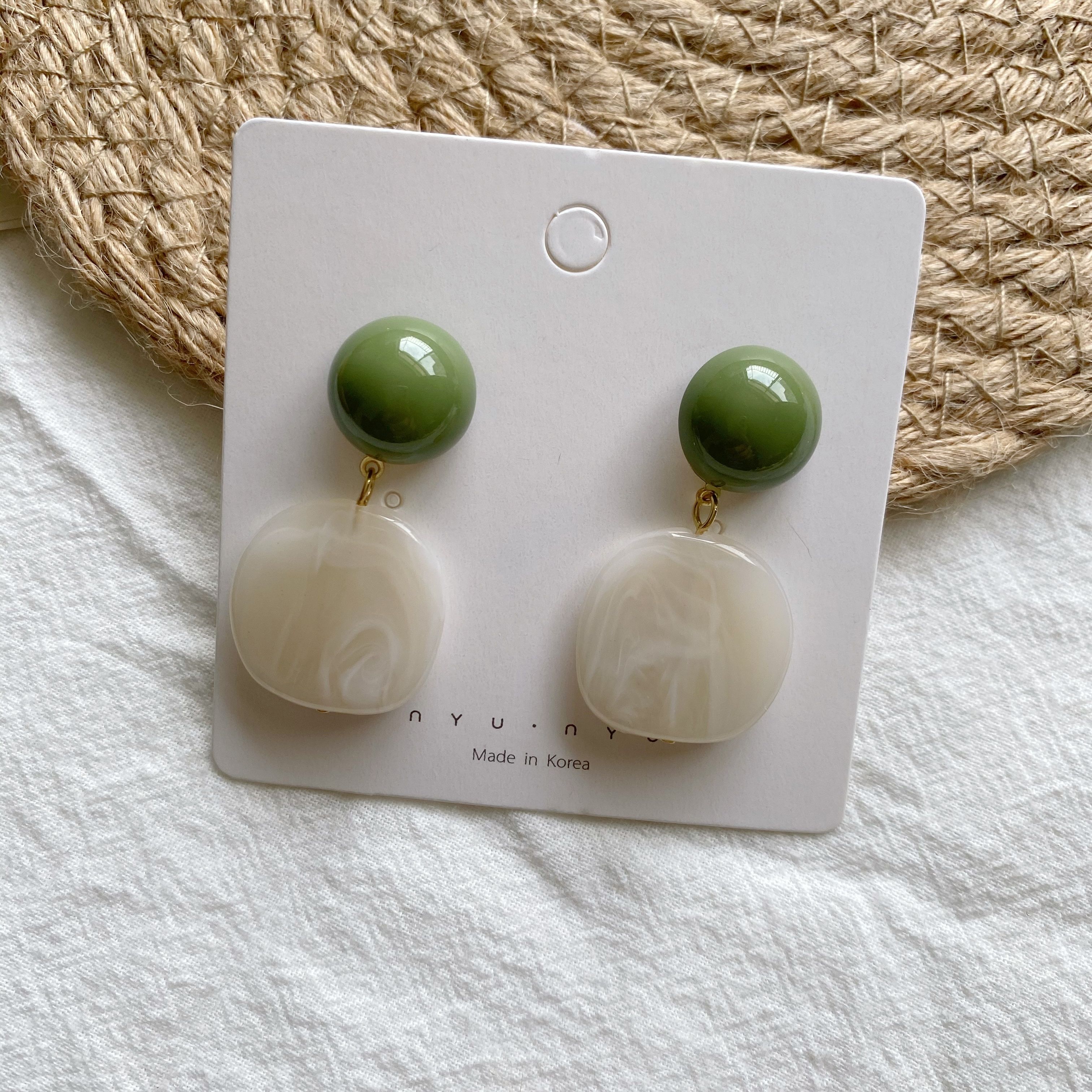 耳环/耳钉/耳坠白底实物图