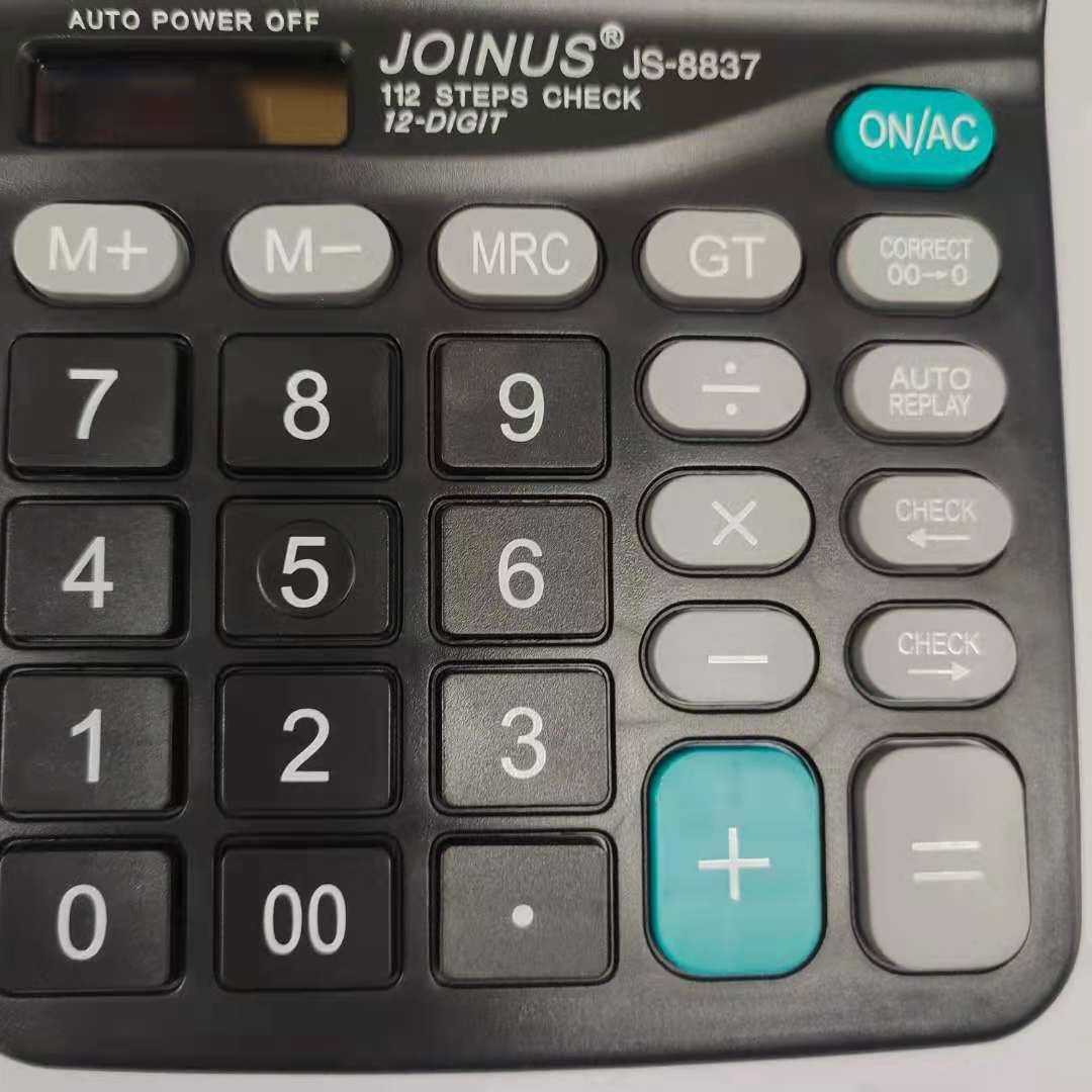 JOINUS众成JS8837普通款计算器 112次查数12位数显示详情图1