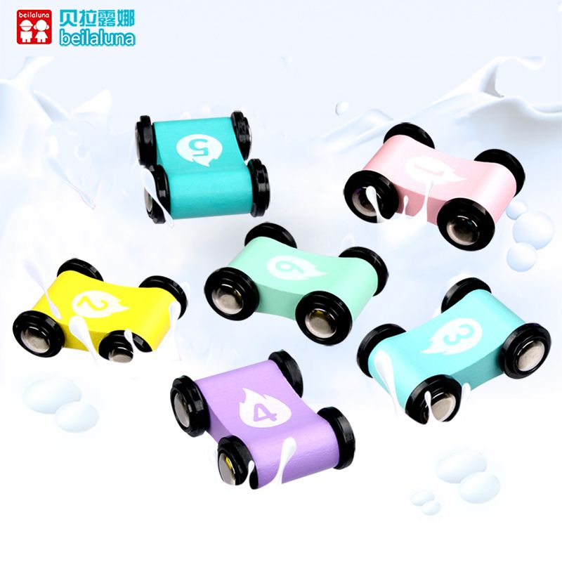 The wooden four-track high-speed slide car is rich in color and highly entertaining. It can exercise babies' color recognition and visual ability, cultivate logical thinking ability, and exercise early education enlightenment training. It is a parent-child game Application Scenario