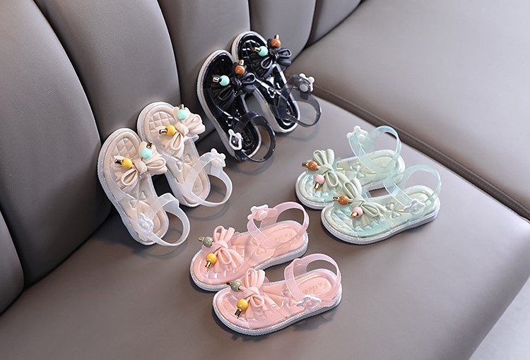 Girls' Sandals Summer New Korean Version Of Large Children's Casual Flat Soft Soled Princess Shoes With Little Girls Beach Shoes full figure