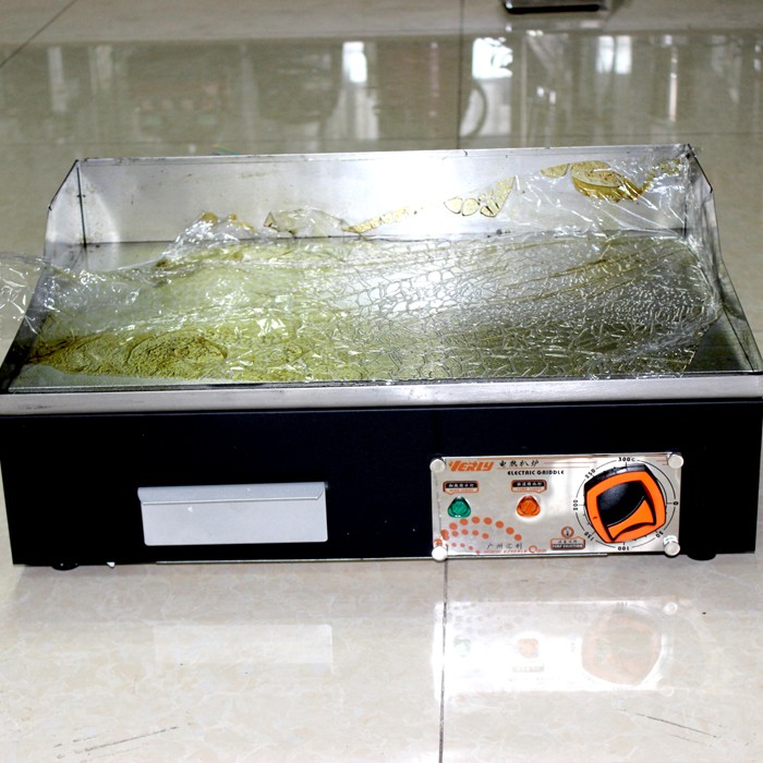 优瑞杰商用小型单控电平扒炉铁板烧炉设备手抓饼机电扒炉锅煎烤烧详情图2
