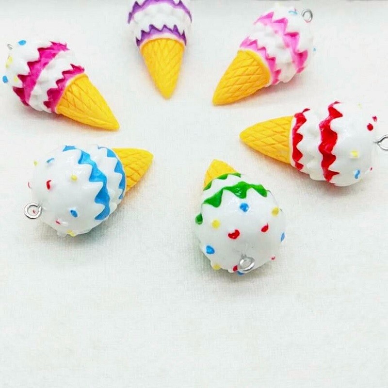 树脂冰淇淋挂件配件现货配件定制详情1