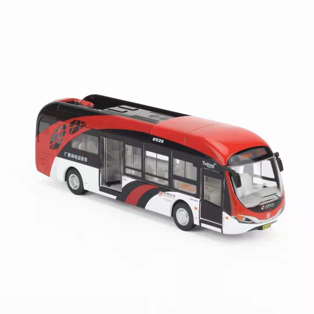 Alloy toy bus detail image 4