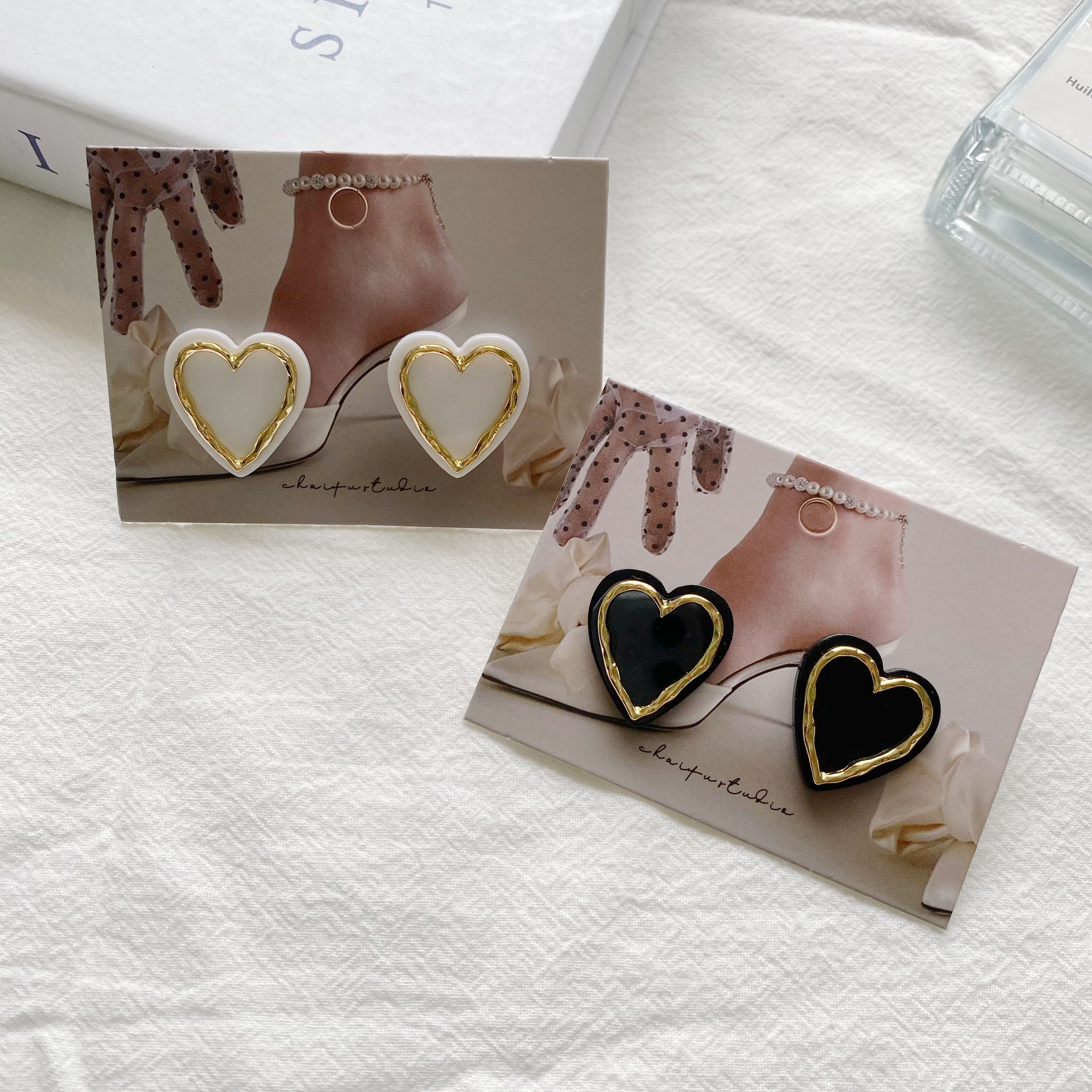 复古耳钉/亚克力耳环/耳针细节图