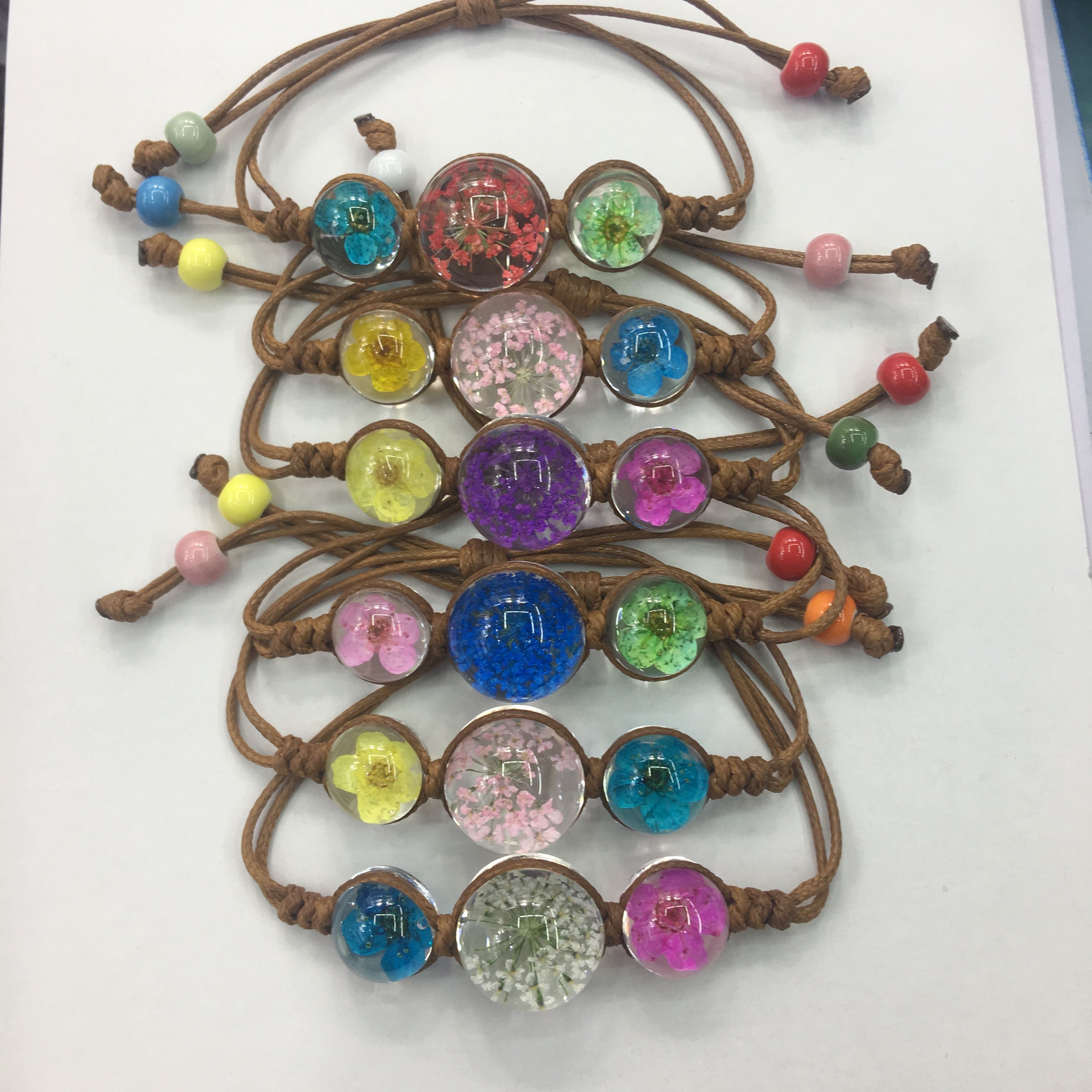 Real Dried Flower Bracelet details Picture