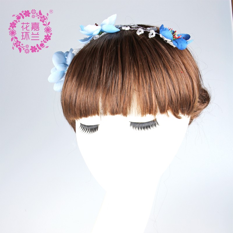 Jialan Accessories Yiwu Factory directly sells Japanese and Korean bride headwear, wedding photography, travel photography headwear, earrings, hairpins, studio crown sets detail image 14
