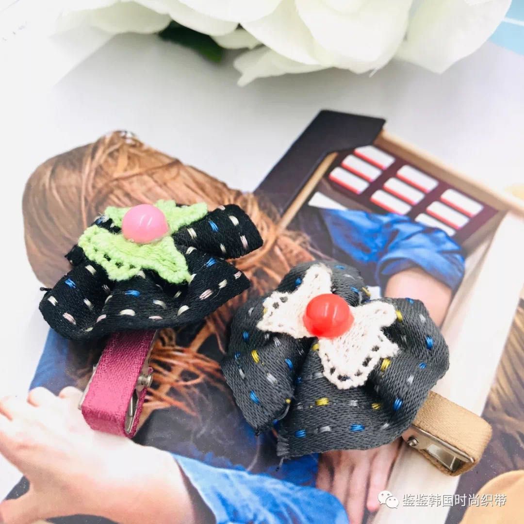 HL18- Jianjian Fashion Accessories - Colorful Jumping Dot Ribbons details Picture