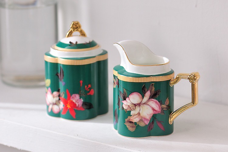Ceramic water sets, bone China tea sets, high-end coffee sets, flower tea sets, water set sets, European-style coffee sets, afternoon tea, black tea, gold-wrapped luxury gifts detail image 4
