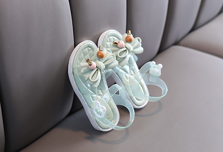 Girls' Sandals Summer New Korean Version Of Large Children's Casual Flat Soft Soled Princess Shoes With Little Girls Beach Shoes undefined