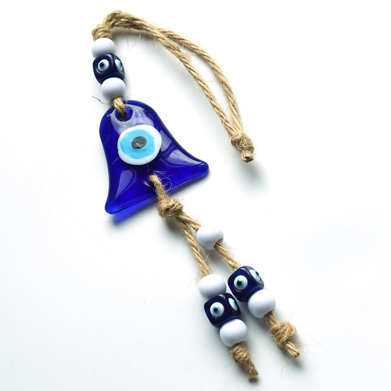 Glass blue-eyed pendants for Turkish and Greek tourist souvenirs details Picture