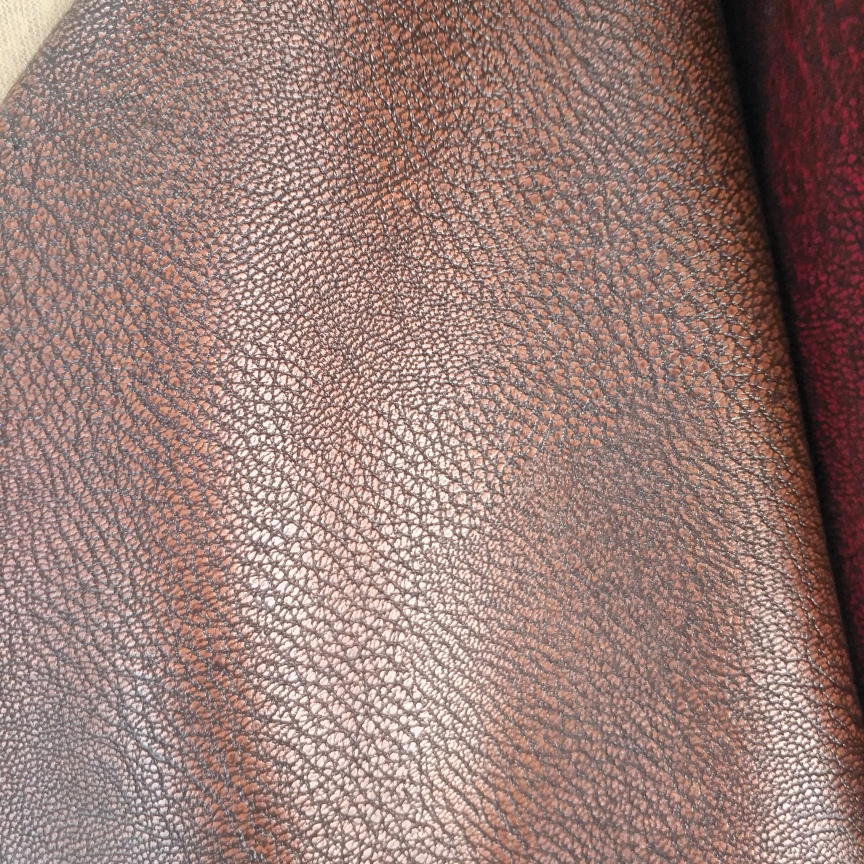 华山论剑，深红，皮面，