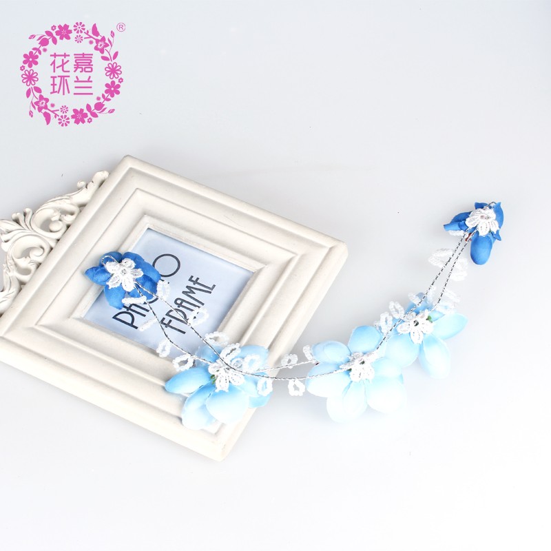 Jialan Accessories Yiwu Factory directly sells Japanese and Korean bride headwear, wedding photography, travel photography headwear, earrings, hairpins, studio crown sets detail image 3