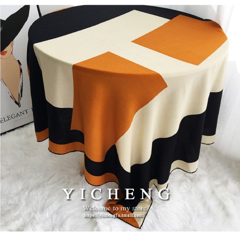 Women Winter Woven Autumn Winter Warm Outdoor Korean Korean Plaid Jacquard Square 39