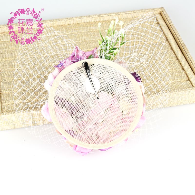 Jialan Accessories' 2021 Best-selling item on the Amazon Cross-border Website: A small top hat made of imported linen from the Philippines Specification image