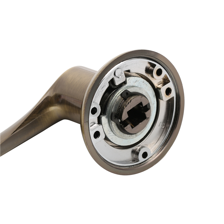 分体执手锁五金配件拉手锌合金门锁锁具把手zy-510白底实物图