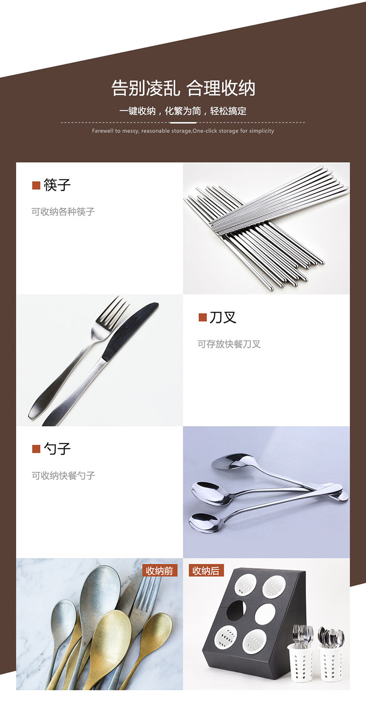 A black set of various condiments in white detail image 2