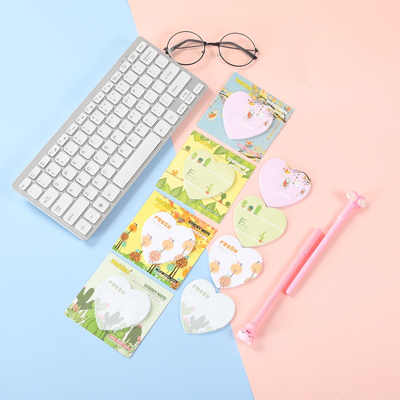 Colorful sticky notes, soul diary theme sticky notes, cartoon pattern sticky notes, stationery wholesale 1058 detail image 6