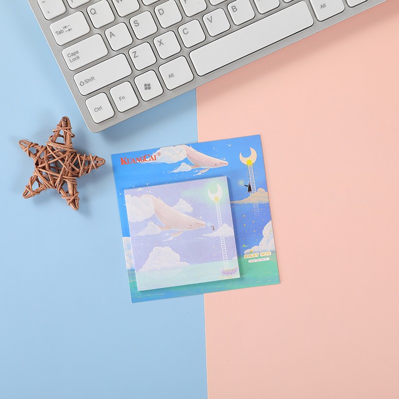 5902 Color cartoon Sticky Notes with starry sky patterns, direct sales and wholesale from the manufacturer detail image 3