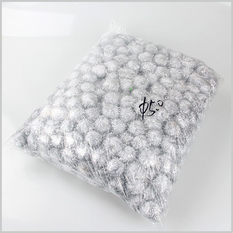 5CM mixed-color gold onion balls, polyester plush balls, Christmas plush balls, gold thread balls, handmade small plush balls for kindergartens, decorative accessories, clothing accessories, Xingsheng Balls JCQ050 Specification image