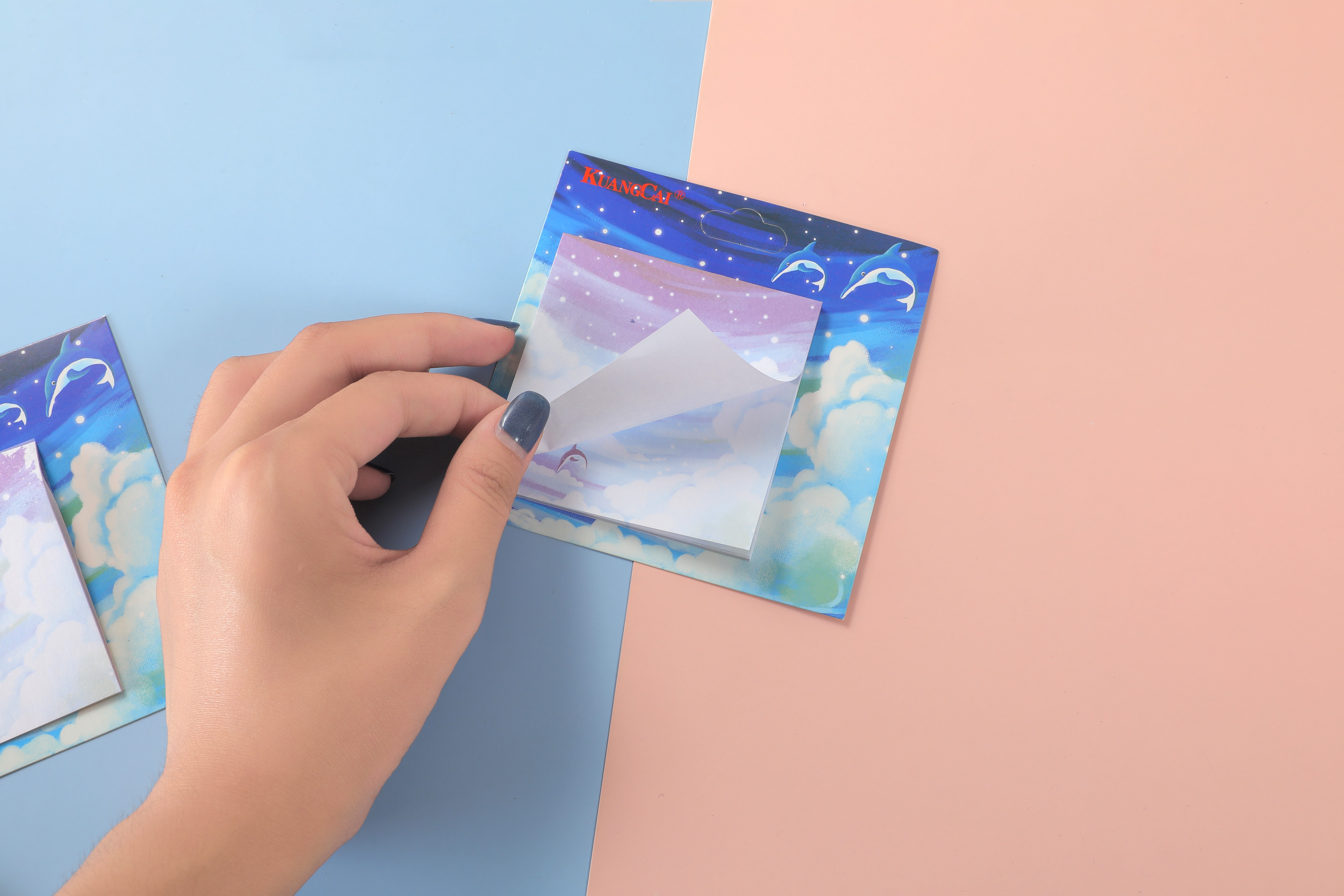 5902 Color cartoon Sticky Notes with starry sky patterns, direct sales and wholesale from the manufacturer detail image 17